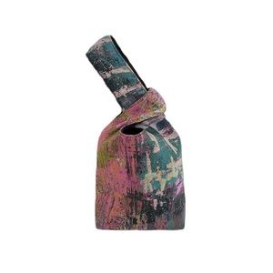 YAITO RN:C ABSTRACT ONE HANDLE KNOT BAG